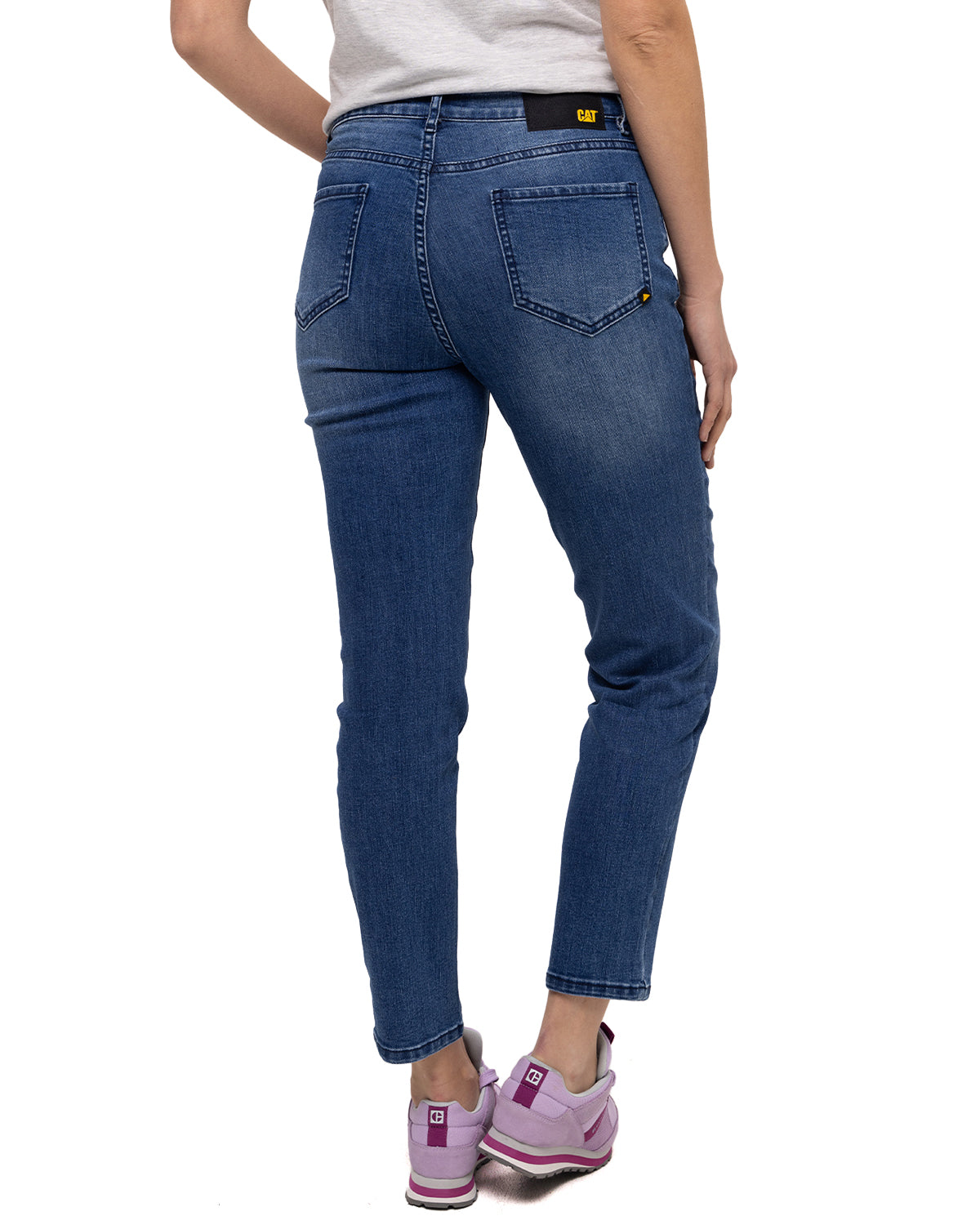 Pantalón Symbol High Rise Str Para Mujer Color Azul-4