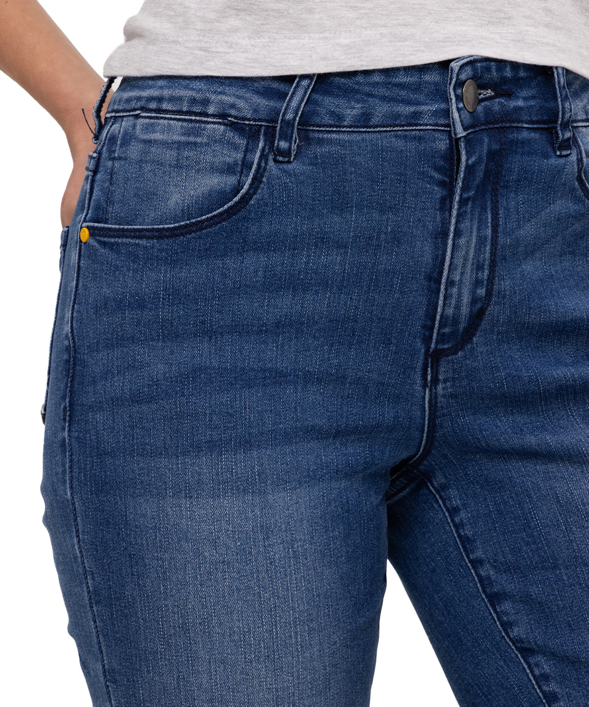 Pantalón Symbol High Rise Str Para Mujer Color Azul-5