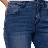 Pantalón Symbol High Rise Str Para Mujer Color Azul-5
