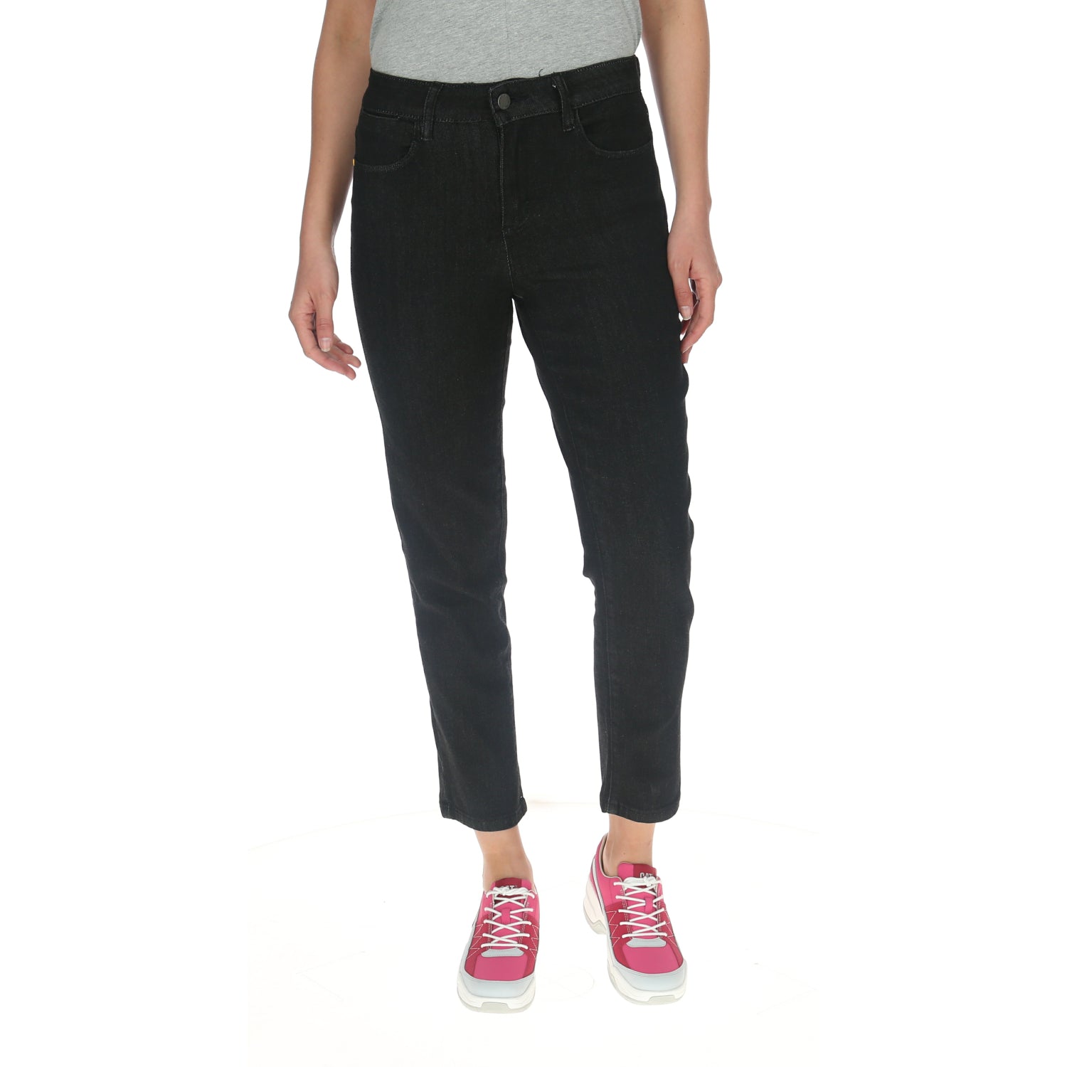 Pantalón Symbol High Rise Str Para Mujer Color Negro-1
