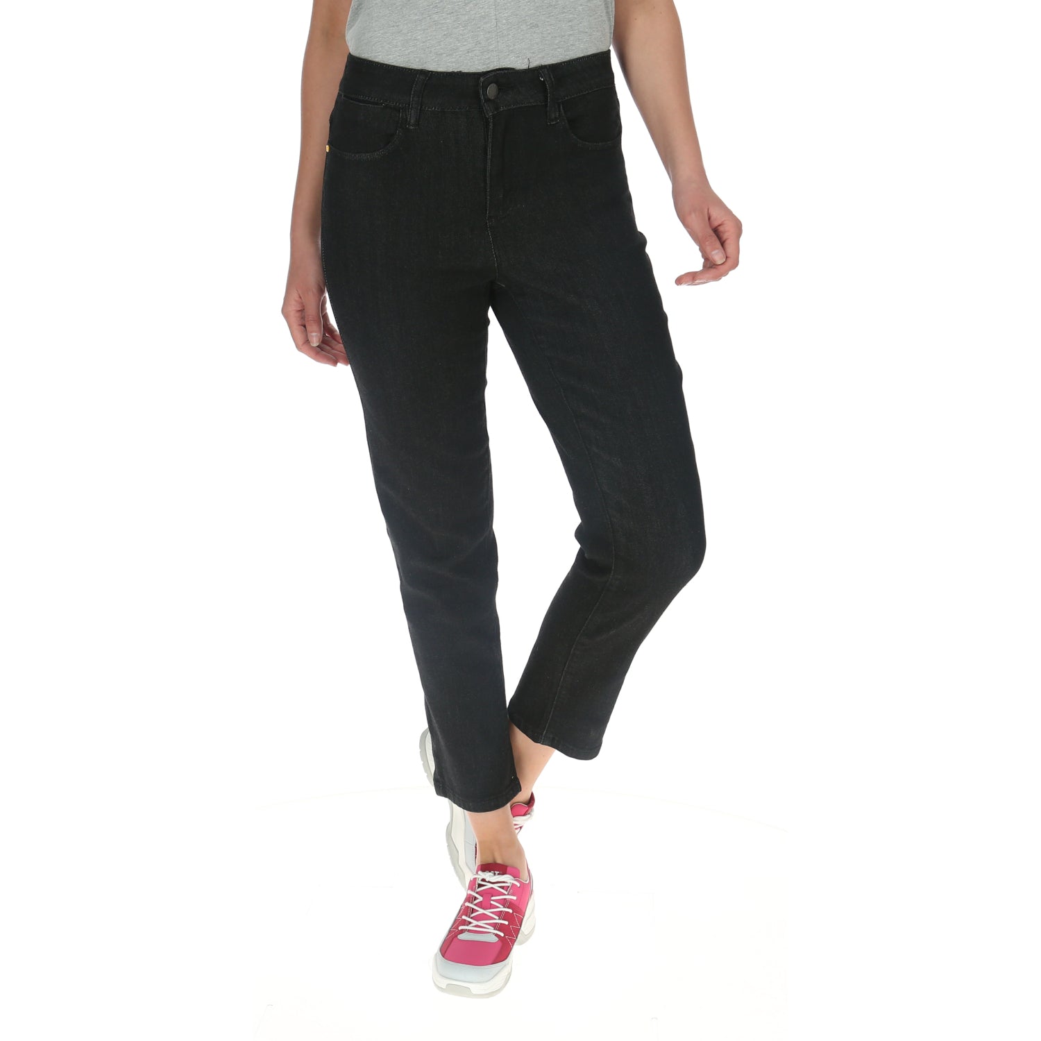 Pantalón Symbol High Rise Str Para Mujer Color Negro-4