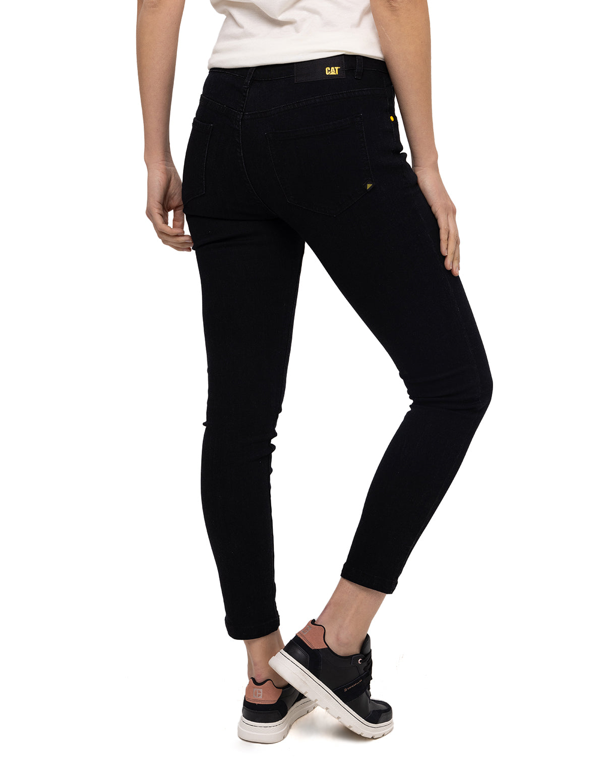 Pantalón Symbol Skinny Para Mujer Color Negro-2