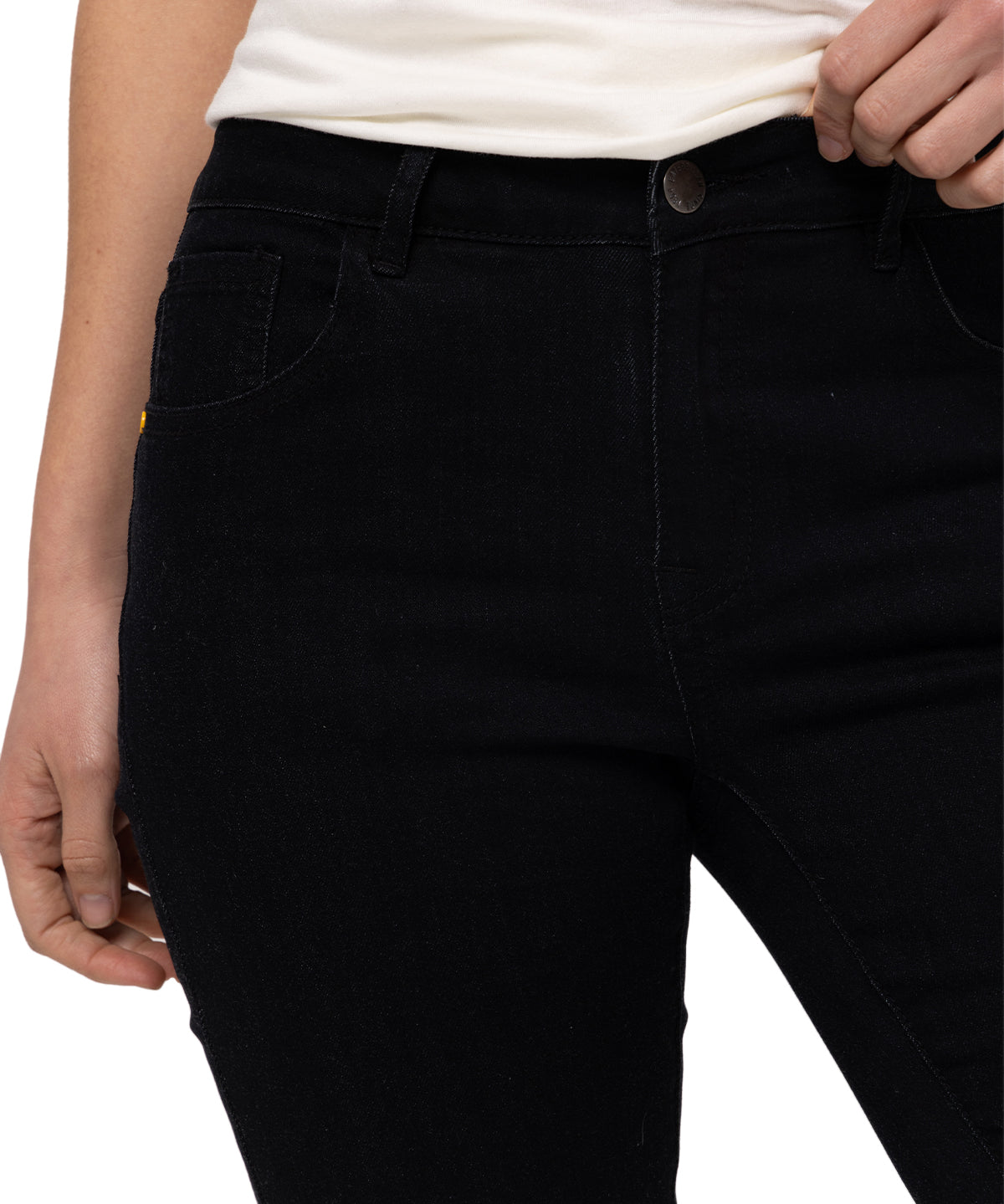 Pantalón Symbol Skinny Para Mujer Color Negro-4