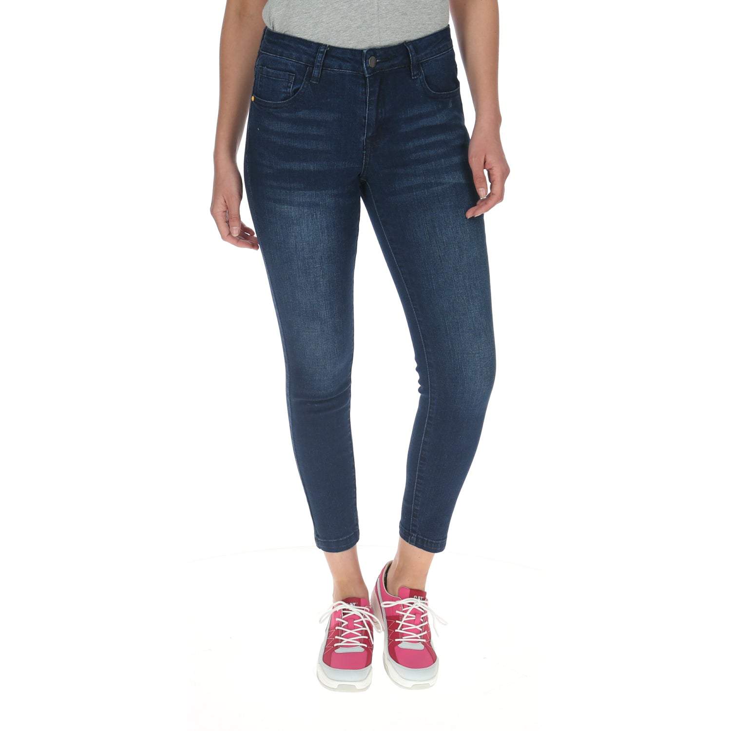 Pantalón Symbol Skinny Para Mujer Color Azul-4
