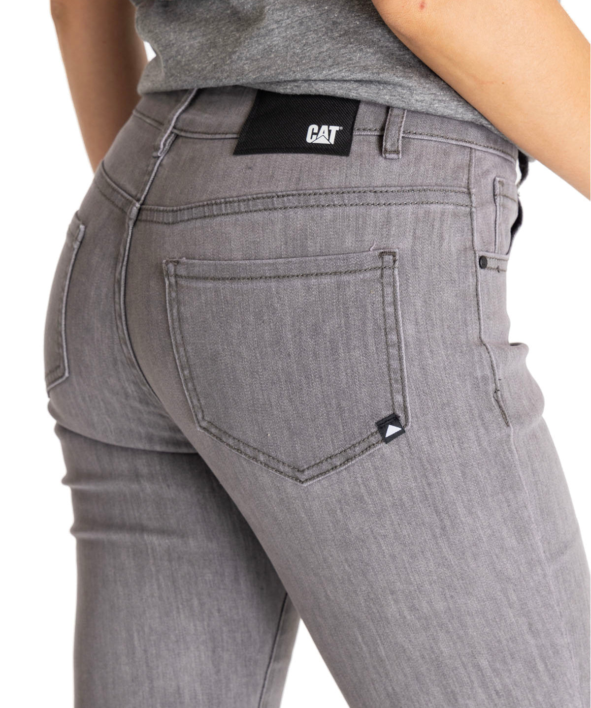 Pantalón Symbol Skinny Para Mujer Color Gris-4