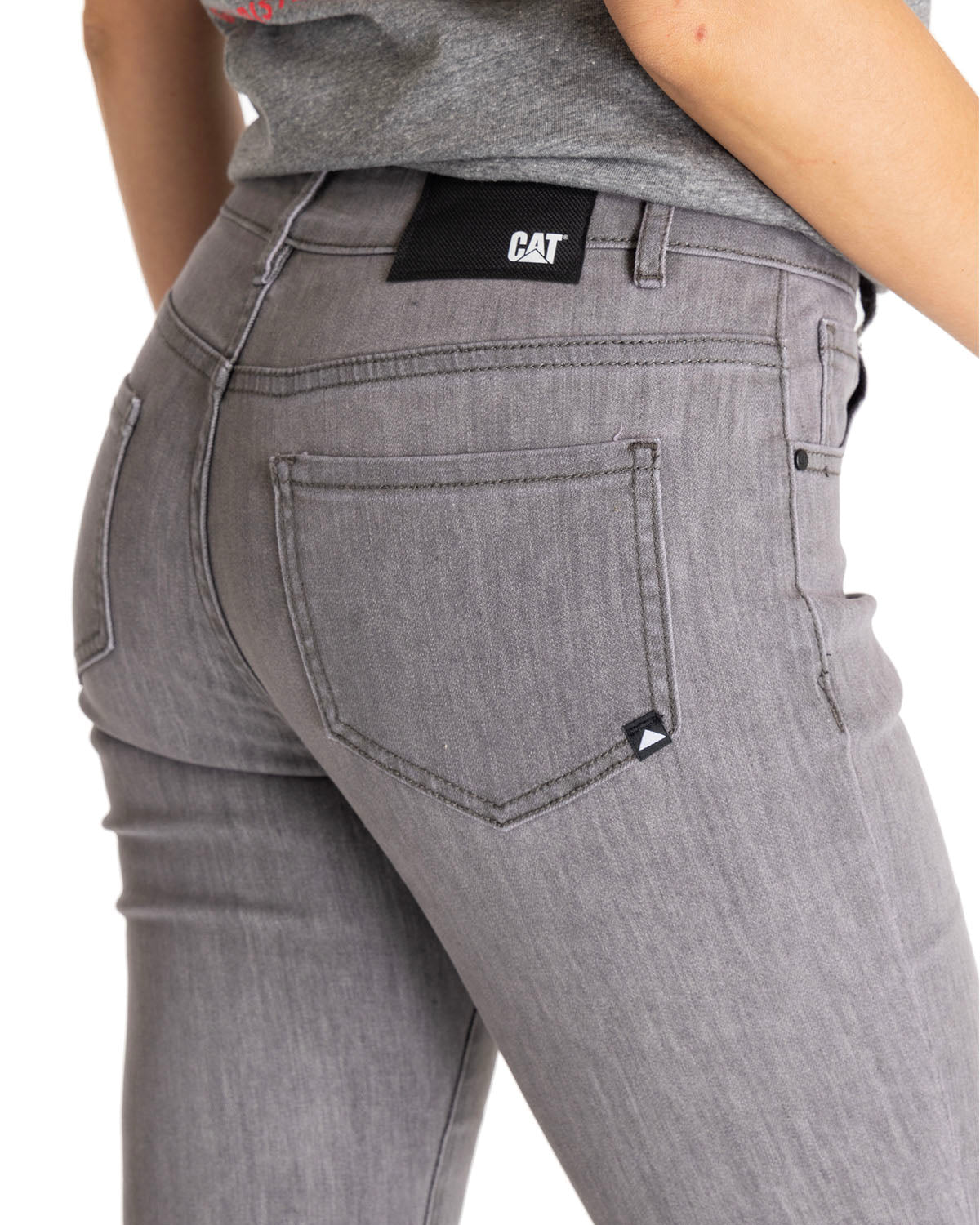 Pantalón Symbol Skinny Para Mujer Color Gris-4