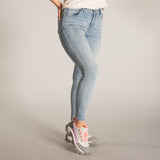 Pantalón Symbol Skinny Para Mujer Color Azul-3
