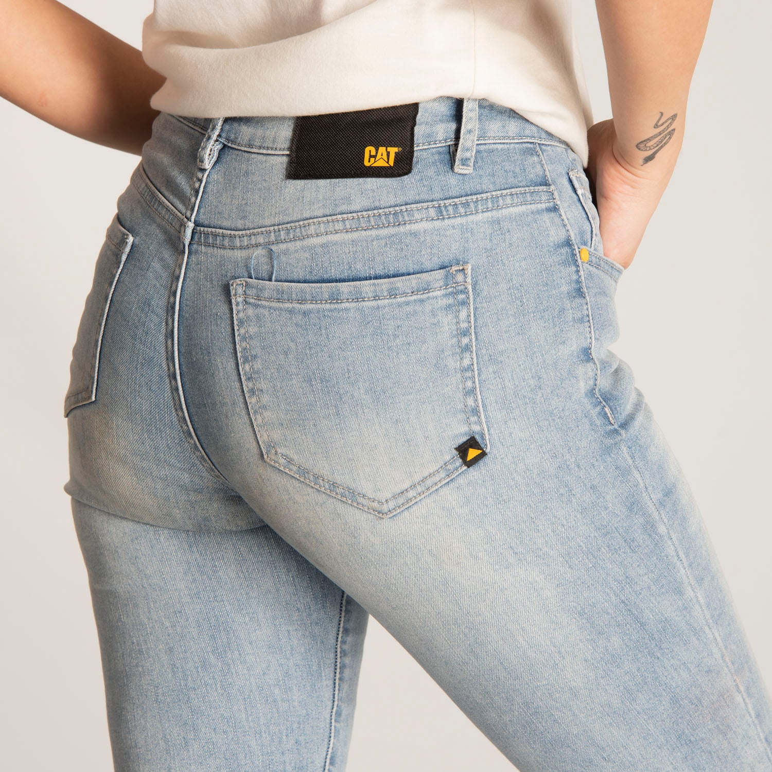 Pantalón Symbol Skinny Para Mujer Color Azul-4