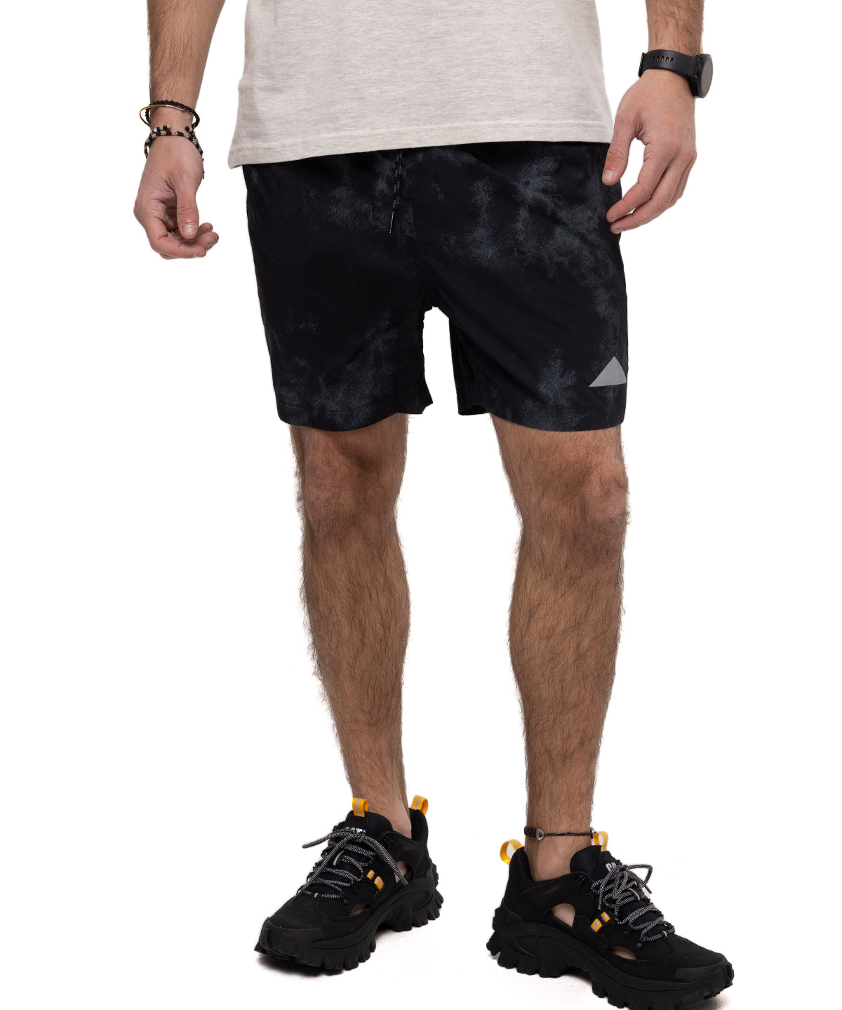 Short Foundation Swim Trun Para Hombre Color Negro-1