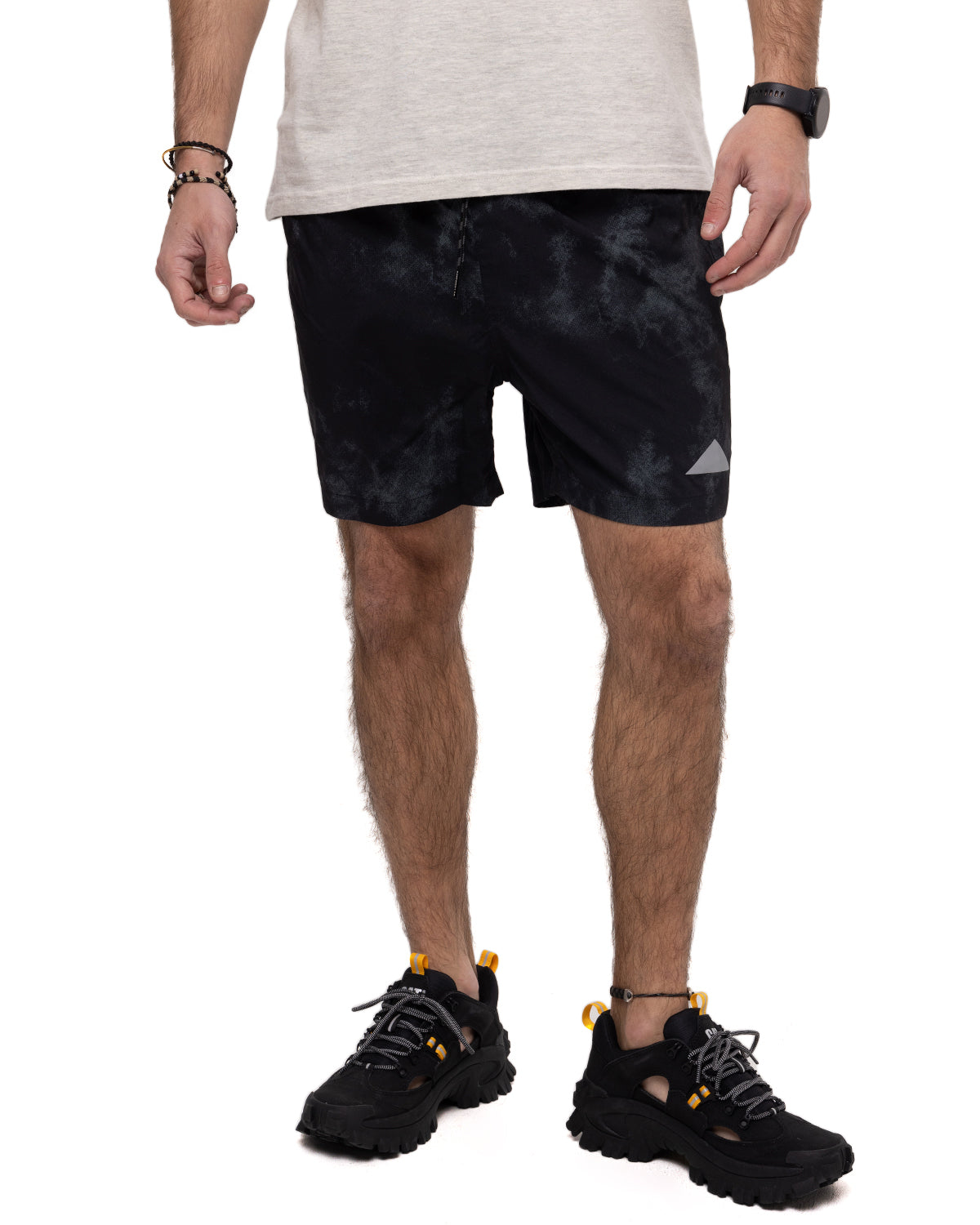 Short Foundation Swim Trun Para Hombre Color Negro-1