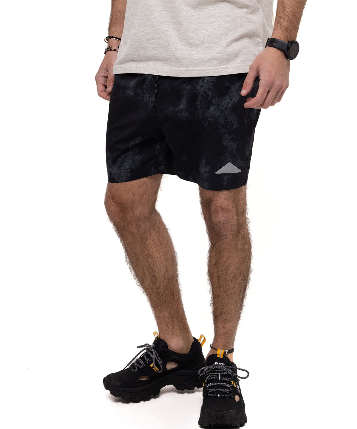 Short Foundation Swim Trun Para Hombre Color Negro-2