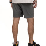 Short Foundation Swim Trun Para Hombre Color Gris-3