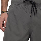 Short Foundation Swim Trun Para Hombre Color Gris-5