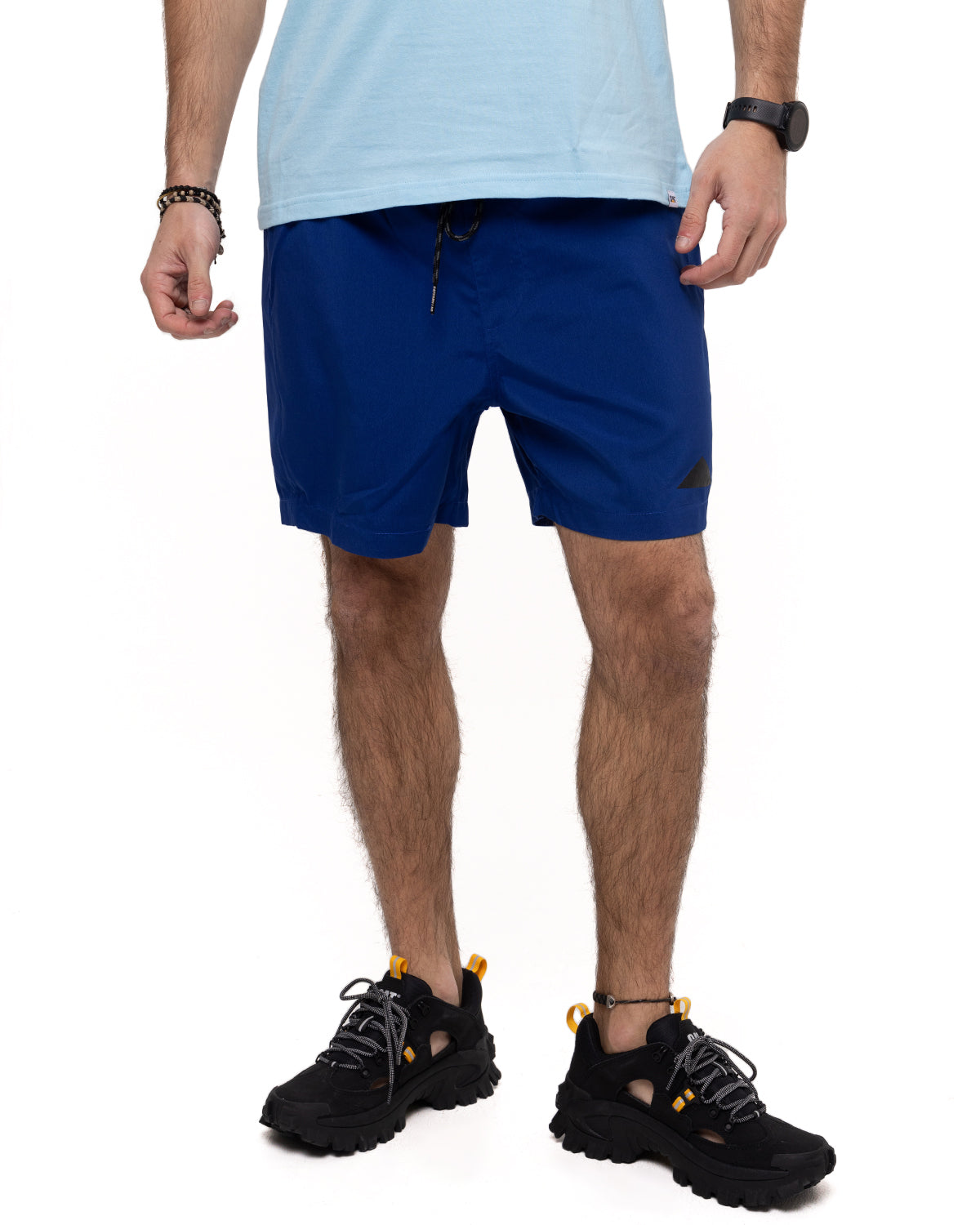 Short Foundation Swim Trun Para Hombre Color Azul-1