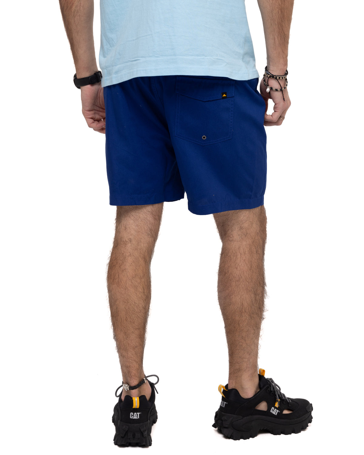 Short Foundation Swim Trun Para Hombre Color Azul-3