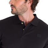 Polo Cat Logo Jersey Polo Para Hombre Color Negro-4
