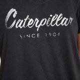 Camiseta Caterpillar Script V Para Mujer Color Negro-4