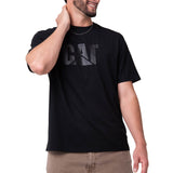 Camisetas  Cat Logo Tee Para Hombre Color Negro-1