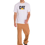 Camisetas  Cat Logo Tee Para Hombre Color Blanco-5