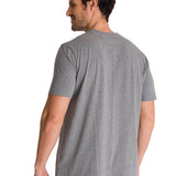 Camiseta Cat Logo Tee Para Hombre Color Gris-3