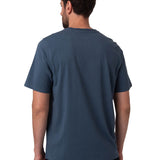 Camiseta Cat Logo Tee Hombre Color Azul-2