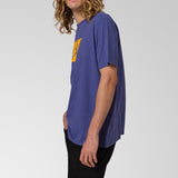 Camiseta Cat Logo Tee Para Hombre Color Amarillo-3