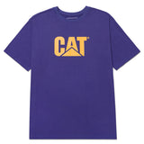 Camiseta Cat Logo Tee Para Hombre Color Amarillo-5