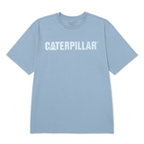 Camiseta Caterpillar Logo Tee Para Hombre Color Azul