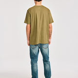 Camiseta Caterpillar Logo Tee Para Hombre Color Negro-4