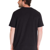 Camisetas  Caterpillar Logo Tee Para Hombre Color Negro-3