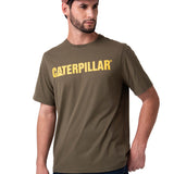 Camiseta Caterpillar Logo Tee Hombre Color Verde-1