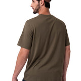 Camiseta Caterpillar Logo Tee Hombre Color Verde-2