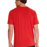 Camiseta Caterpillar Logo Tee Para Hombre Color Rojo-3
