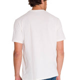 Camiseta Caterpillar Logo Tee Para Hombre Color Blanco-3