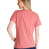 Camiseta Cat Logo Tee Para Mujer Color Rosado-4