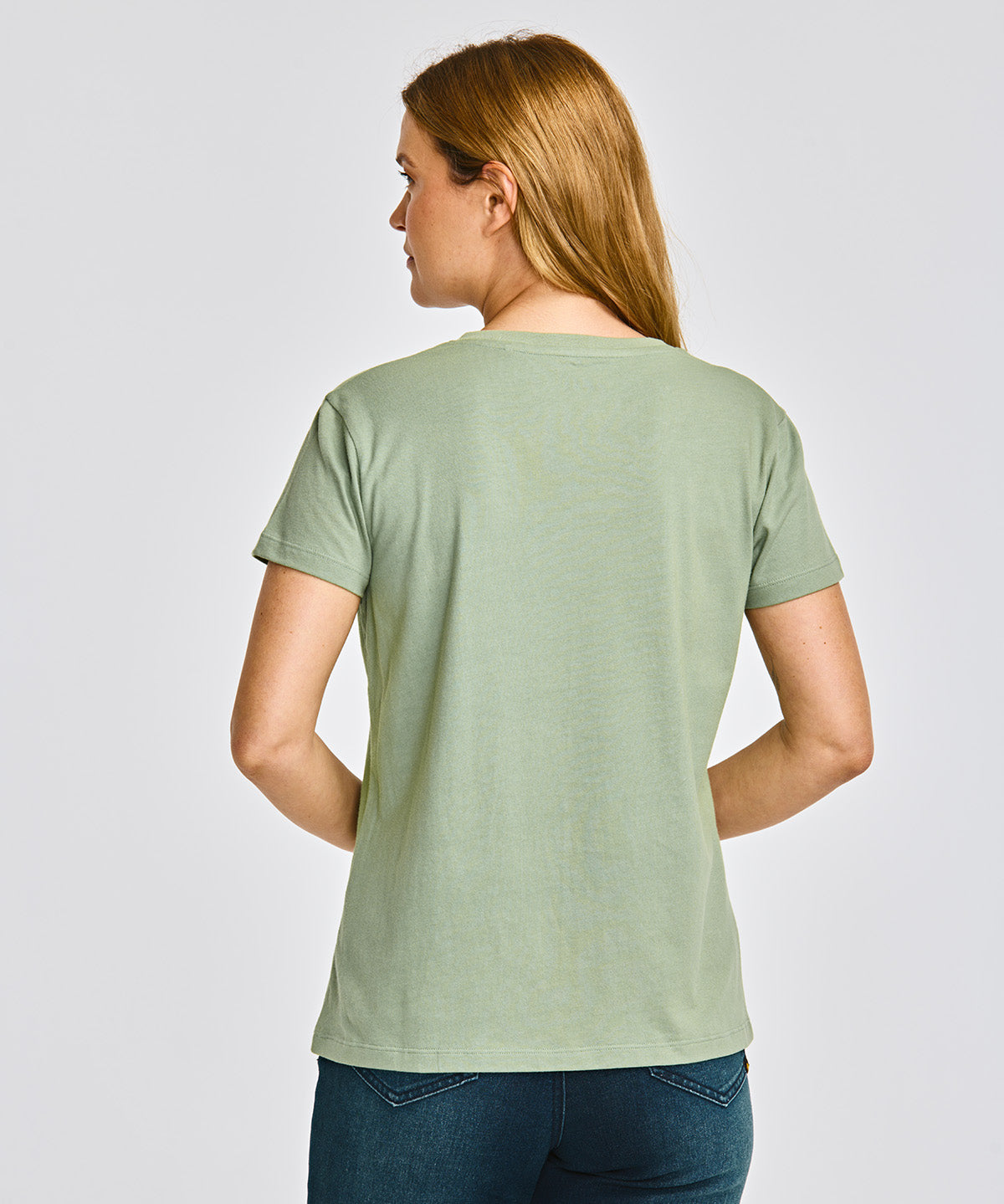 Camiseta Caterpillar Script V Para Mujer Color Verde-3