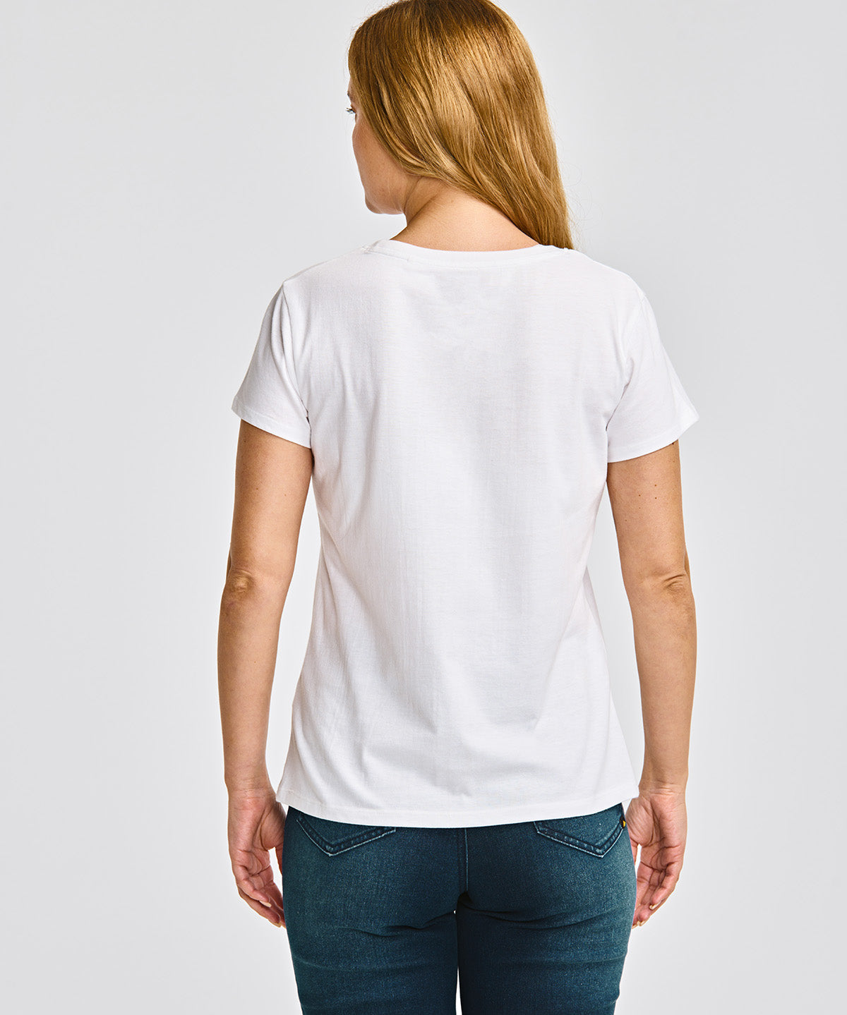 Camiseta Metallic Cat Logo Te Para Mujer Color Blanco-4