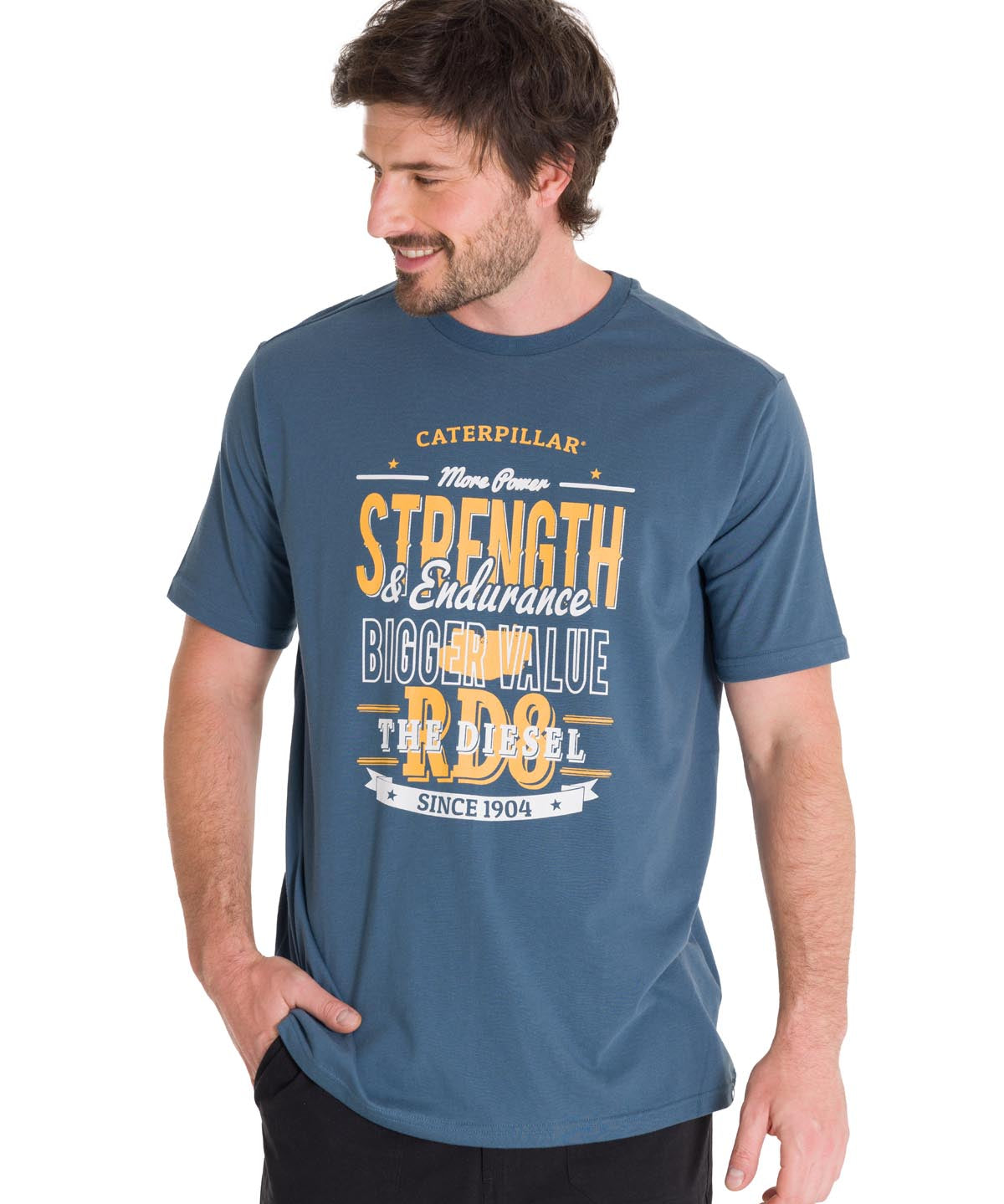 Camiseta Historic Traditions Para Hombre Color Azul-2