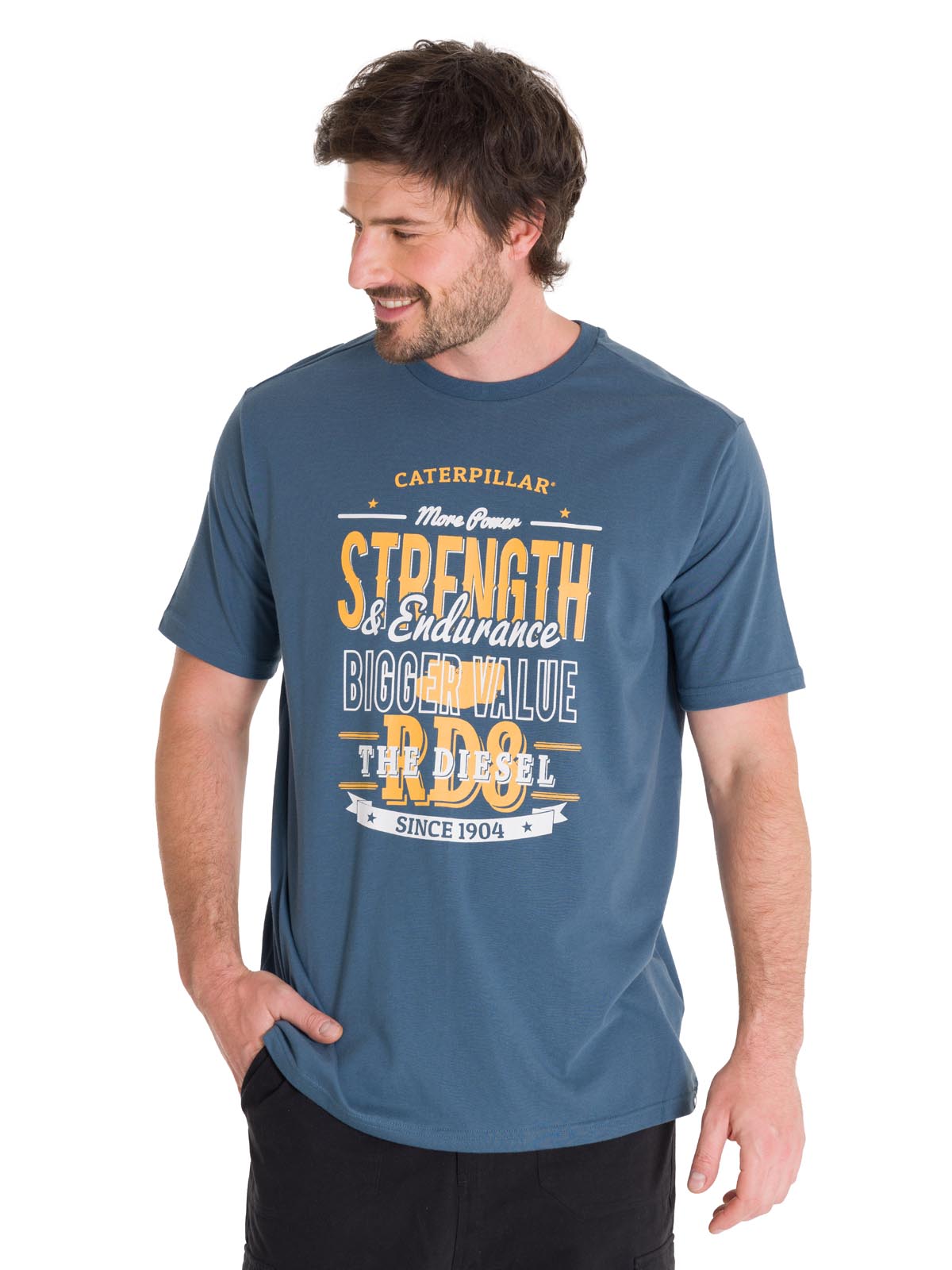 Camiseta Historic Traditions Para Hombre Color Azul-2