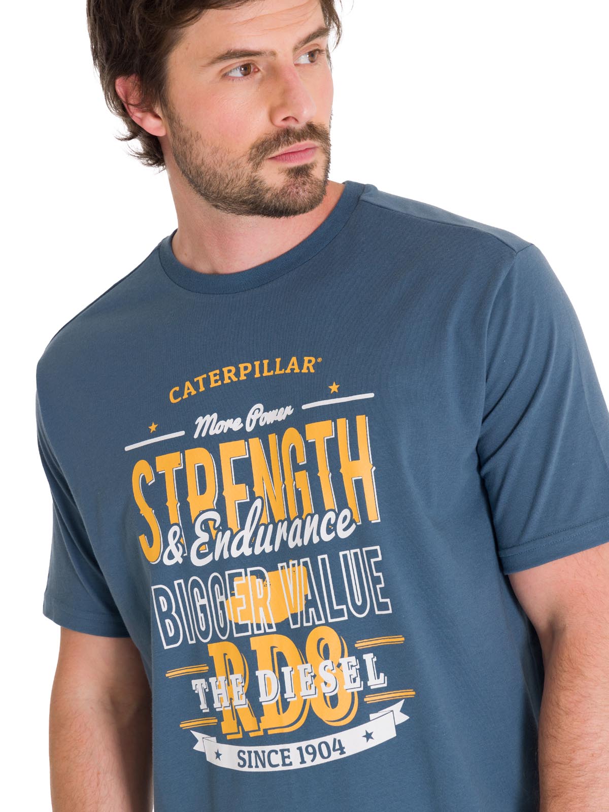 Camiseta Historic Traditions Para Hombre Color Azul-4