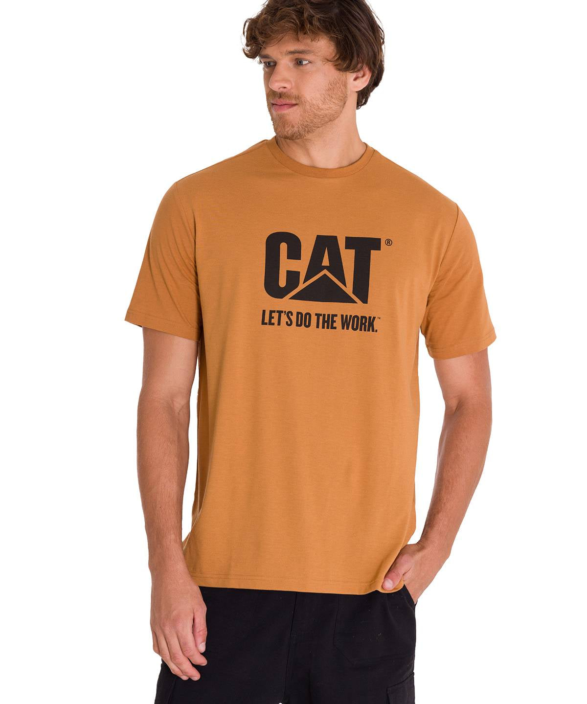 Camiseta Do The Work Graphic Unisex Color Café-2