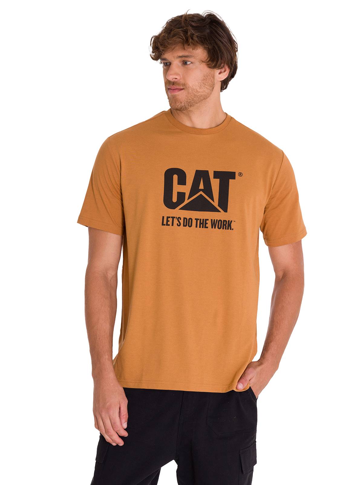 Camiseta Do The Work Graphic Unisex Color Café-2