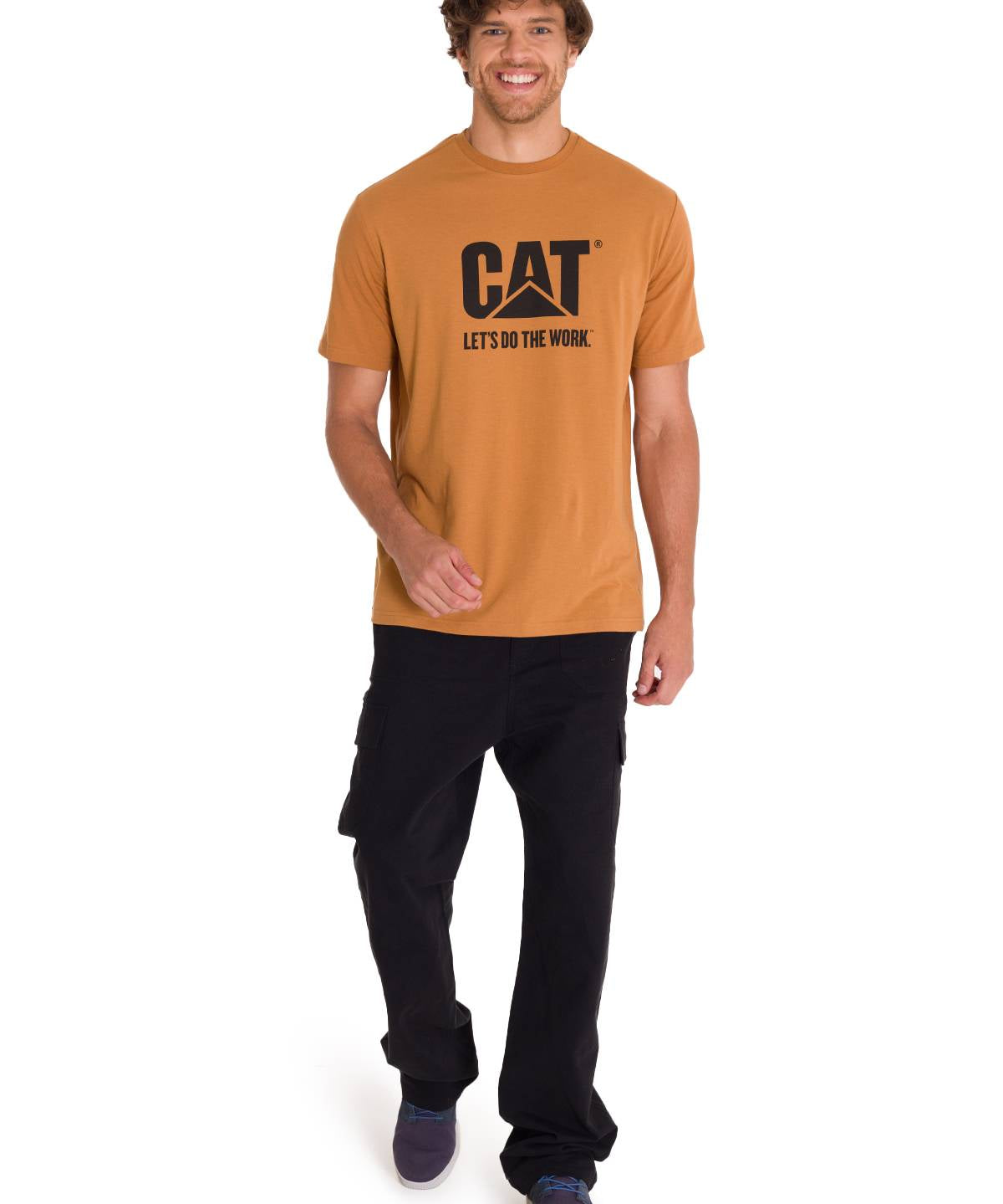 Camiseta Do The Work Graphic Unisex Color Café-5