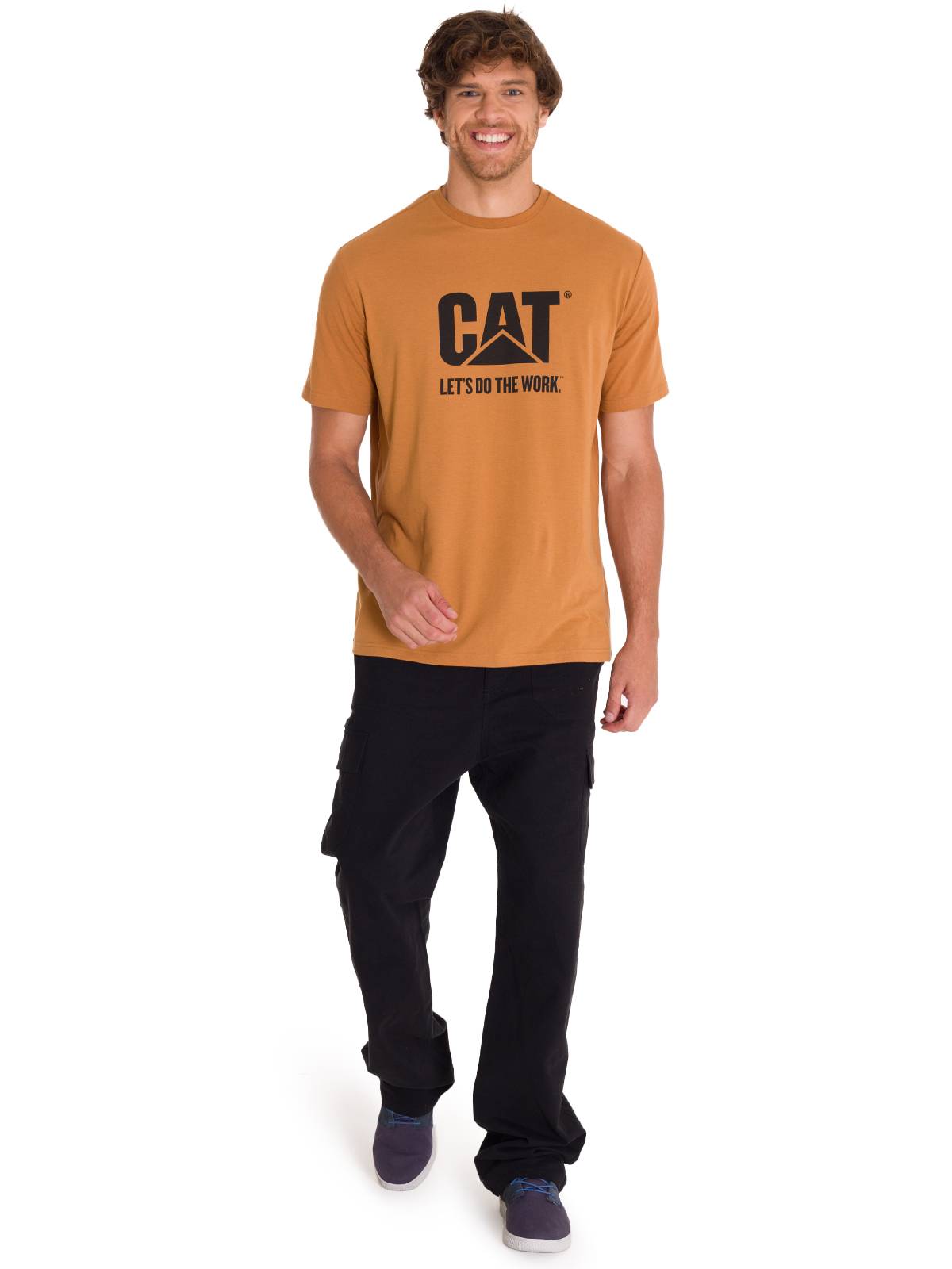 Camiseta Do The Work Graphic Unisex Color Café-5