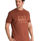 Camiseta Do The Work Graphic Para Hombre Color Café-1