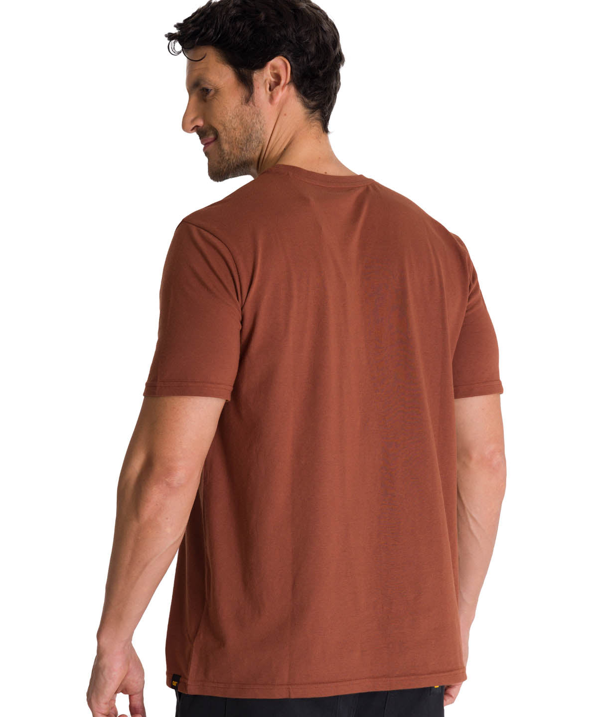 Camiseta Do The Work Graphic Para Hombre Color Café-3