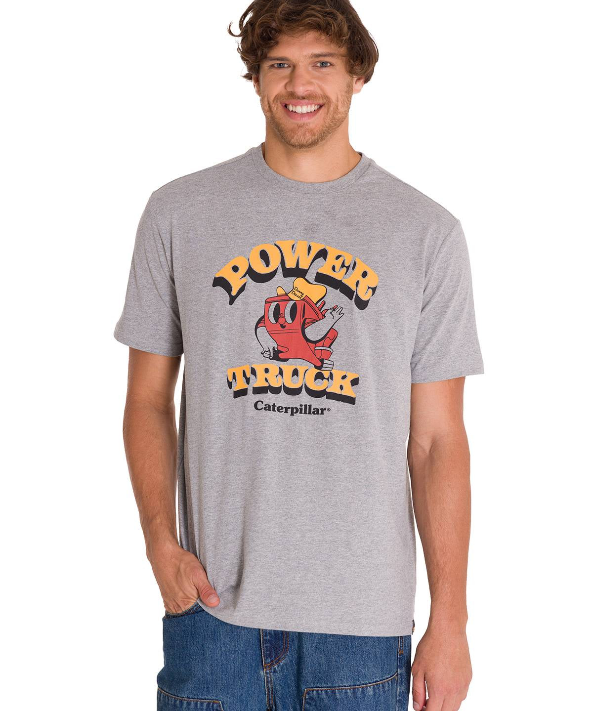 Camiseta Retro Danny Diesl G Para Hombre Color Gris-1