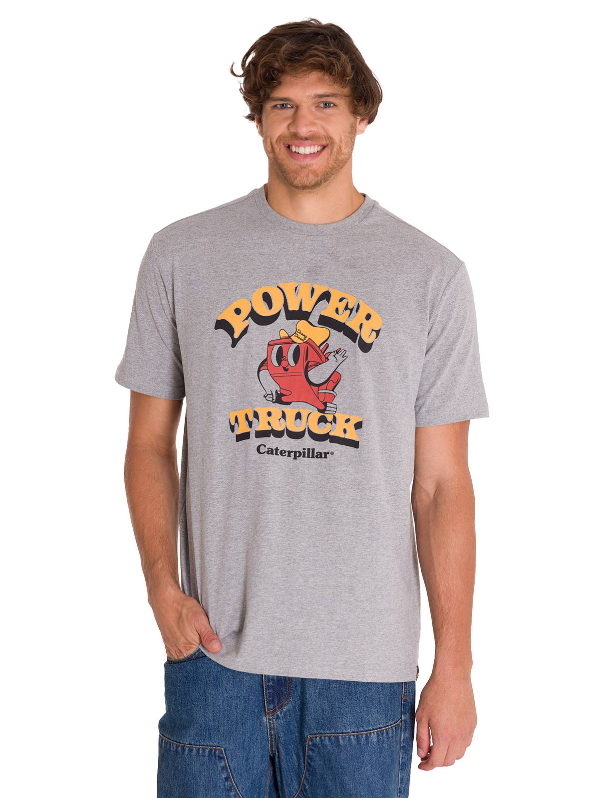 Camiseta Retro Danny Diesl G Para Hombre Color Gris-1
