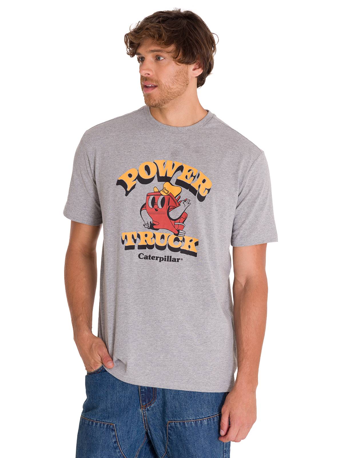 Camiseta Retro Danny Diesl G Para Hombre Color Gris-2