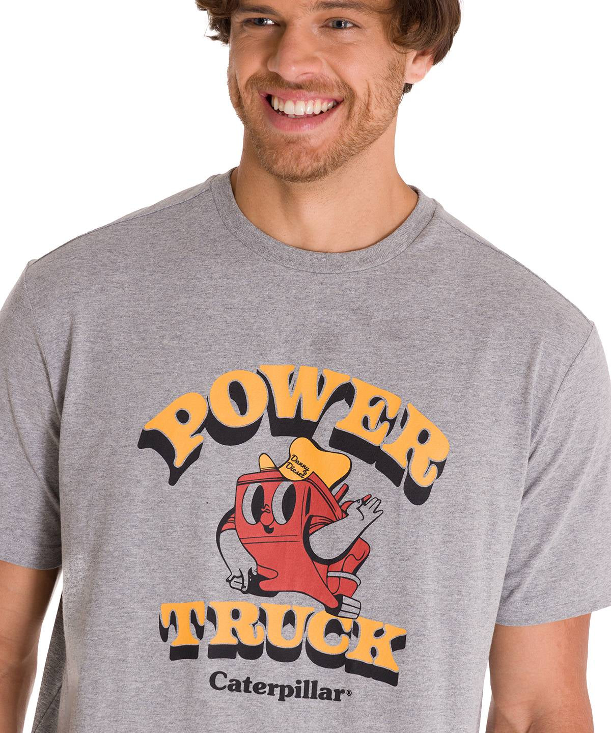 Camiseta Retro Danny Diesl G Para Hombre Color Gris-4